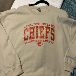 Beige Chiefs Sweatshirt